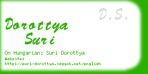 dorottya suri business card